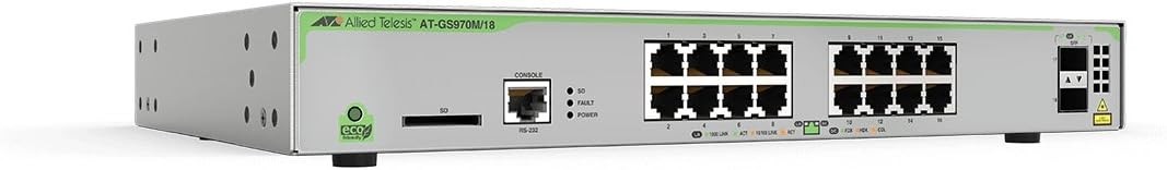 Allied Telesis AT-GS970M/18-10 CentreCOM AT-GS970M/18 Layer 3 Switch