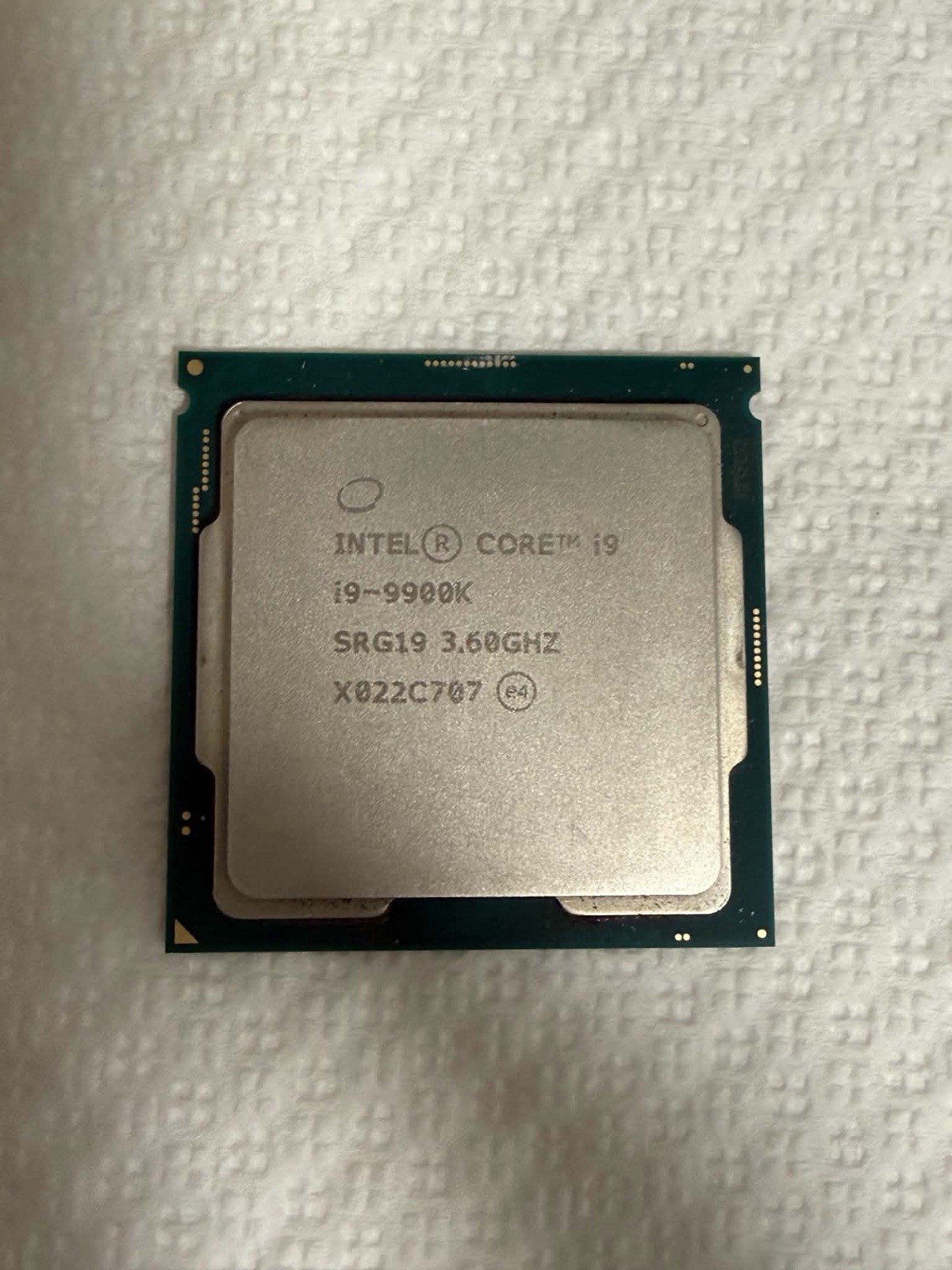 Intel Core i9-9900K SRG19 3.60GHz 8-Core  CPU processor 