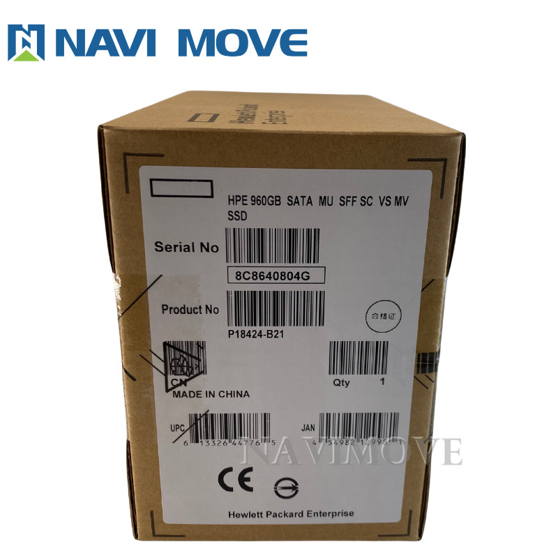 New HPE 960GB P18424-B21 Read Intensive Solid State Drive 2.5" SATA 6Gbps USA