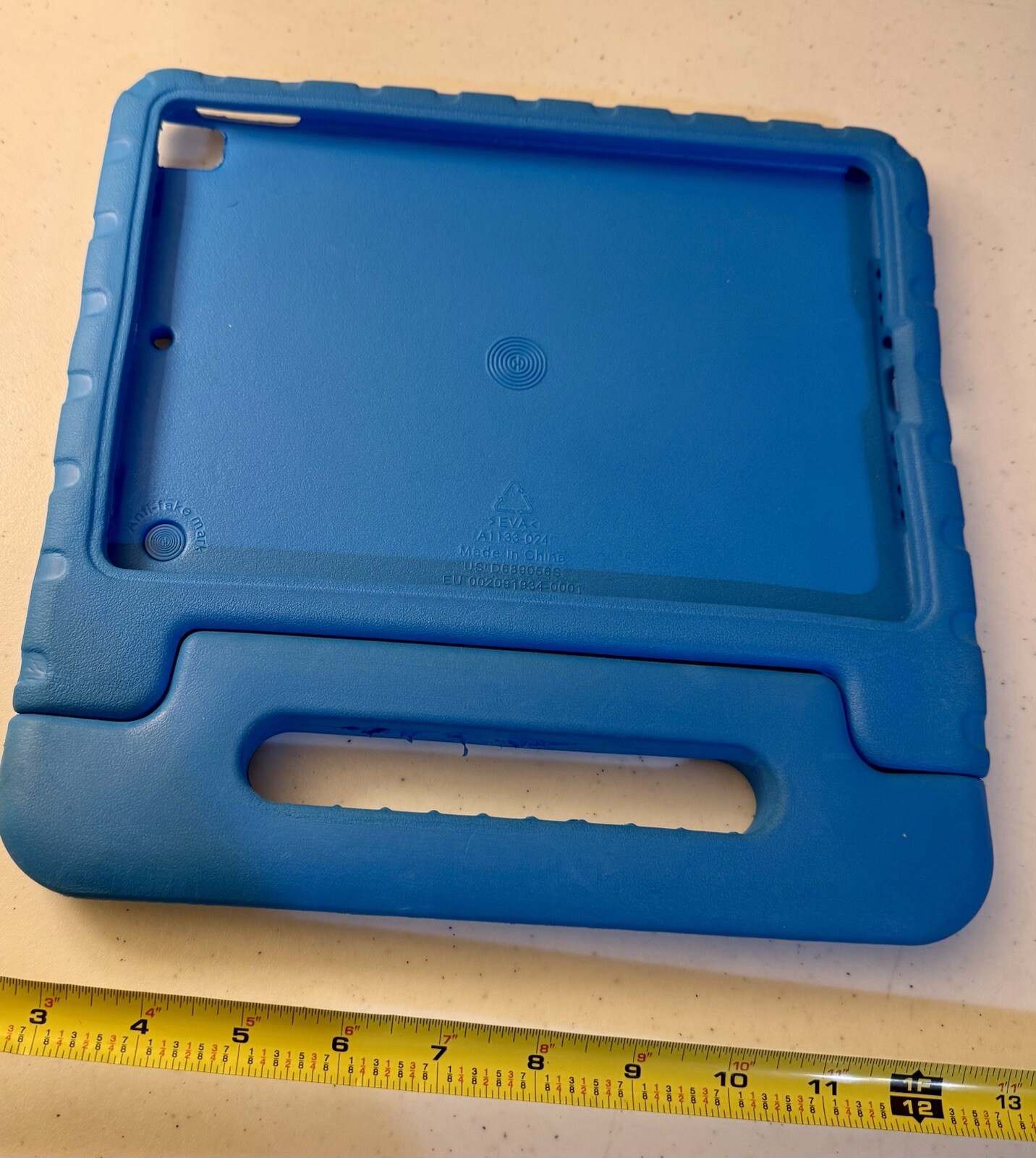 Kids Shockproof Foam iPad Case Blue Handle Stand Cover Protector Apple Tablet