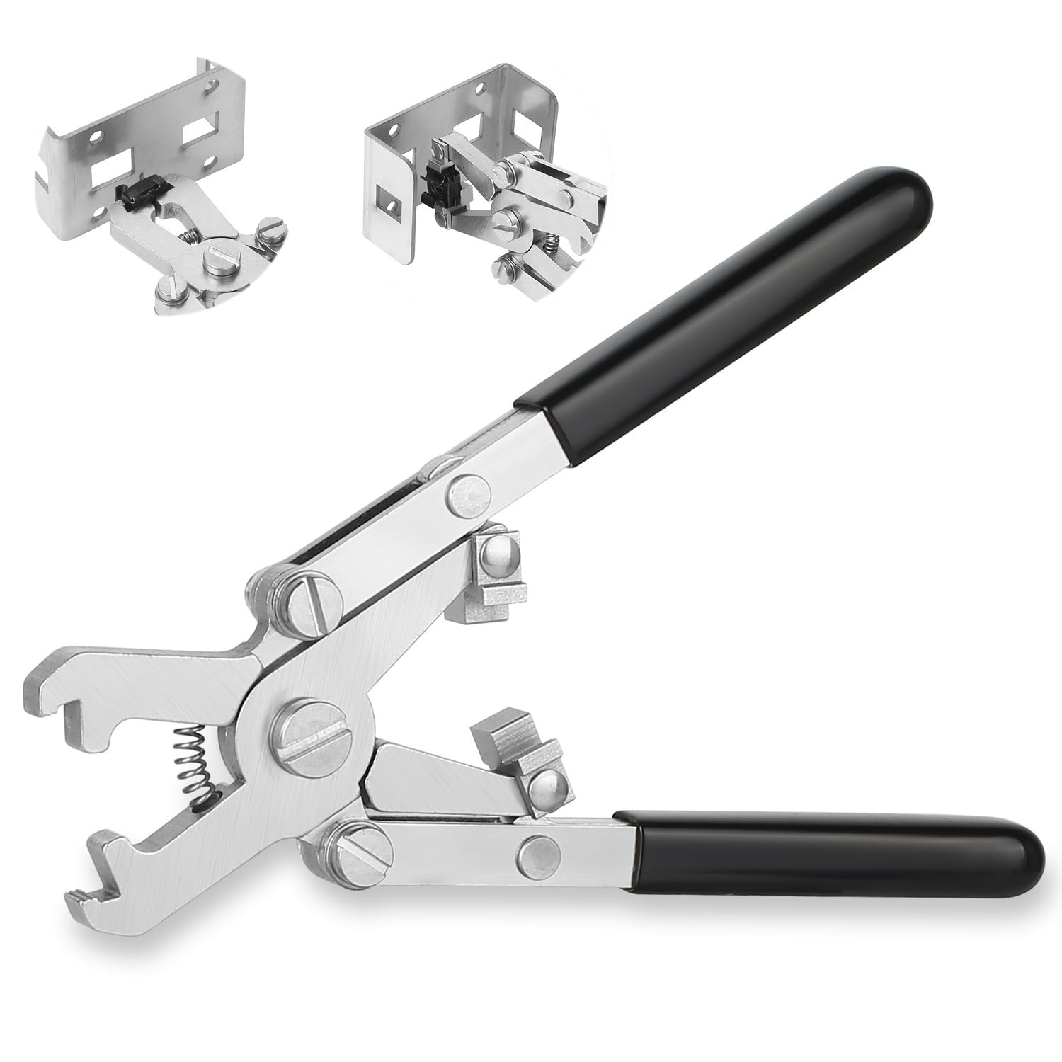 Rotable Cage Nut Tool, Cage Nut Insertion/Removal Tool on The Front, Side and...