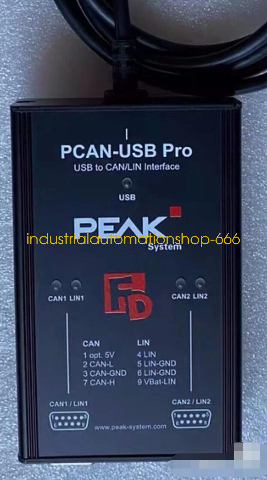 1pc USED PCAN-USB Pro FD IPEH-004061 Interface Via DHL or FedEX