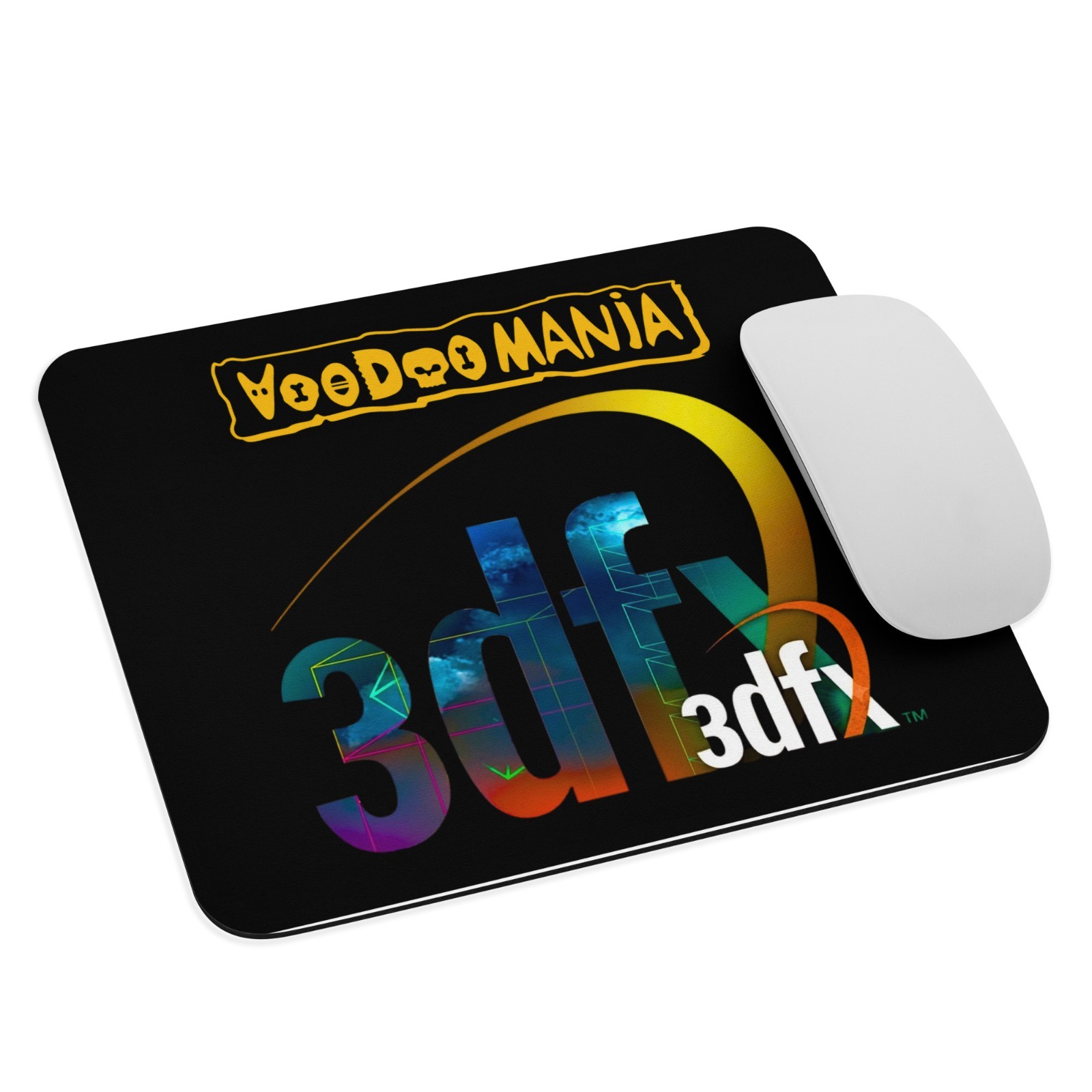 3dfx Interactive VOODOO Mouse Pad - Vintage Retro PC Gamer Gift (9.5" x 7.75")
