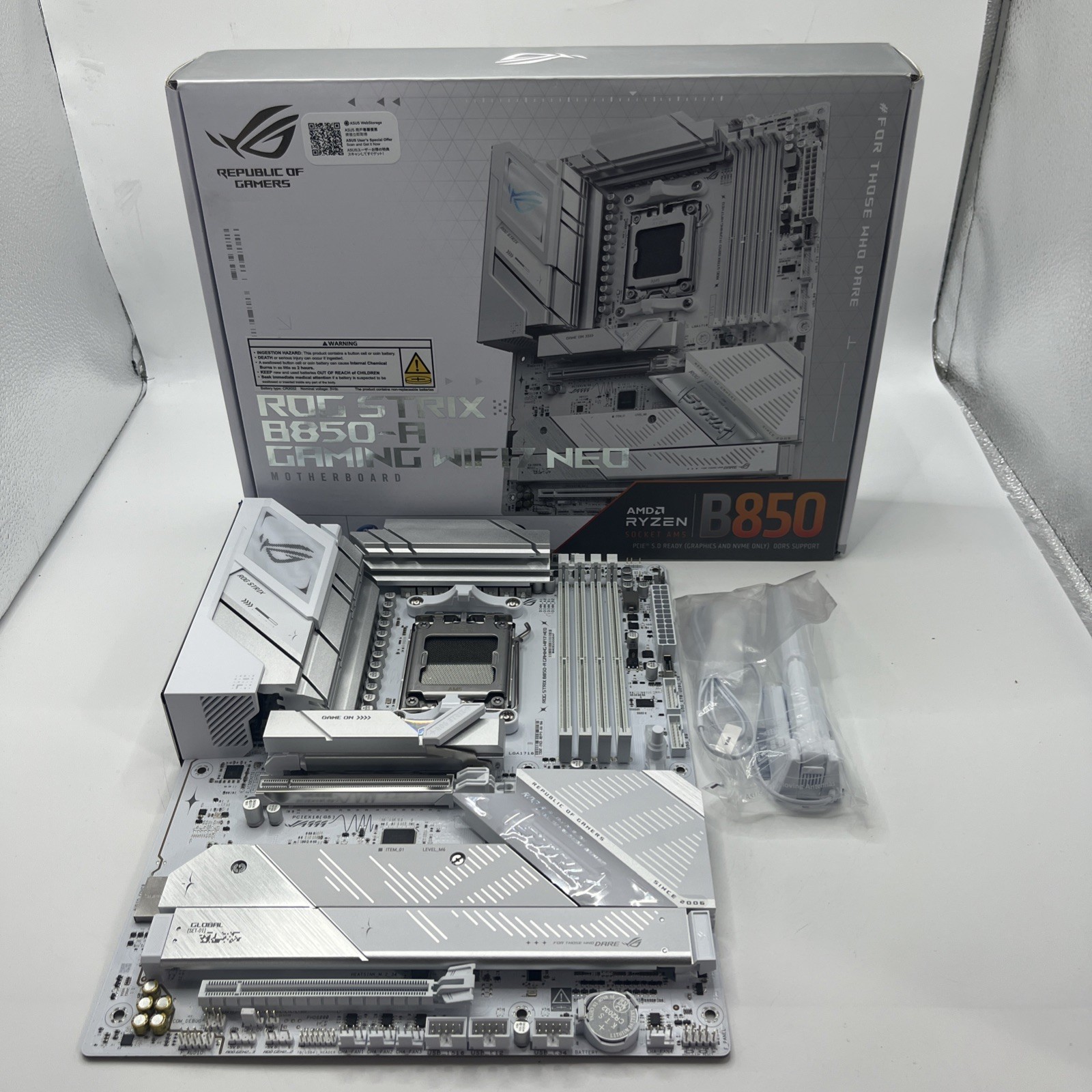 ASUS - ROG STRIX B850-A GAMING WIFI7 NEO (Socket AM5) AMD B850 ATX DDR5 Wi-Fi