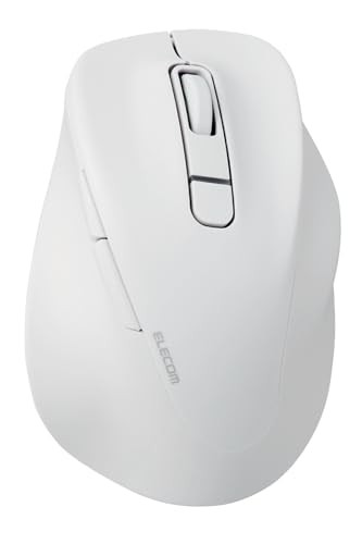 Wireless Mouse EX-G Bluetooth Quiet XL Size 5 Button White