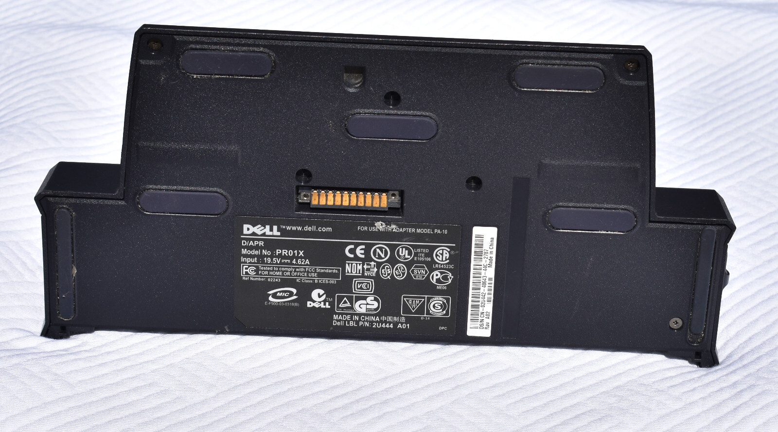 DELL PRO1X Laptop D/Port Docking Station Port Replicator 2U444 P8129 2U442 HD062