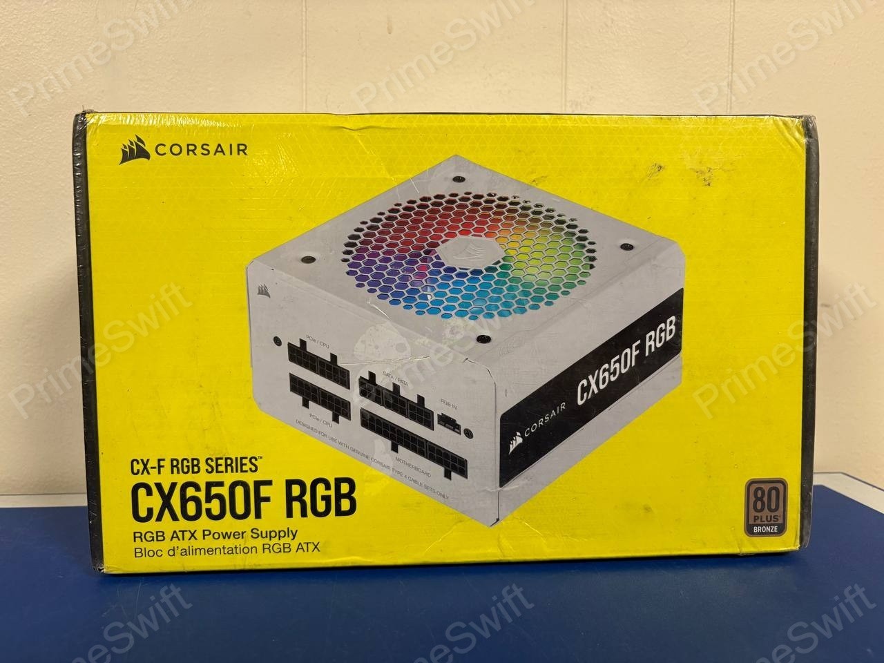 Corsair CX650F RGB 650W 80+ Bronze Fully Modular White ATX PSU CP-9020226-NA NEW