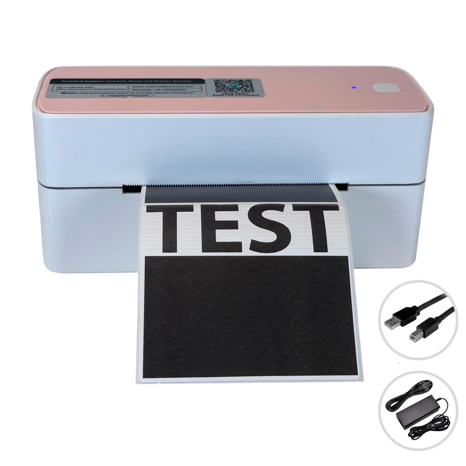 Phomemo PM-241-BT 4x6 Direct Thermal Shipping Label Printer Bluetooth USB