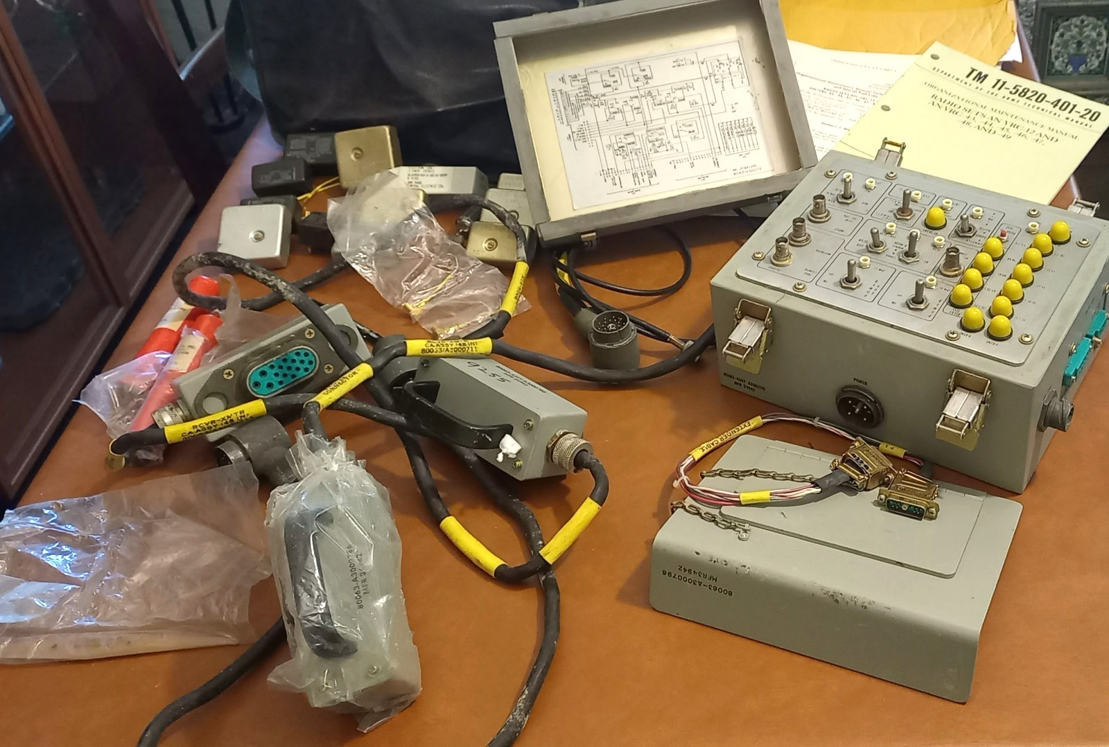 MILITARY RADIO COMPUTER TEST DIAGNOSTIC MK-1978A / VRC Kit Val-Tronics US Army