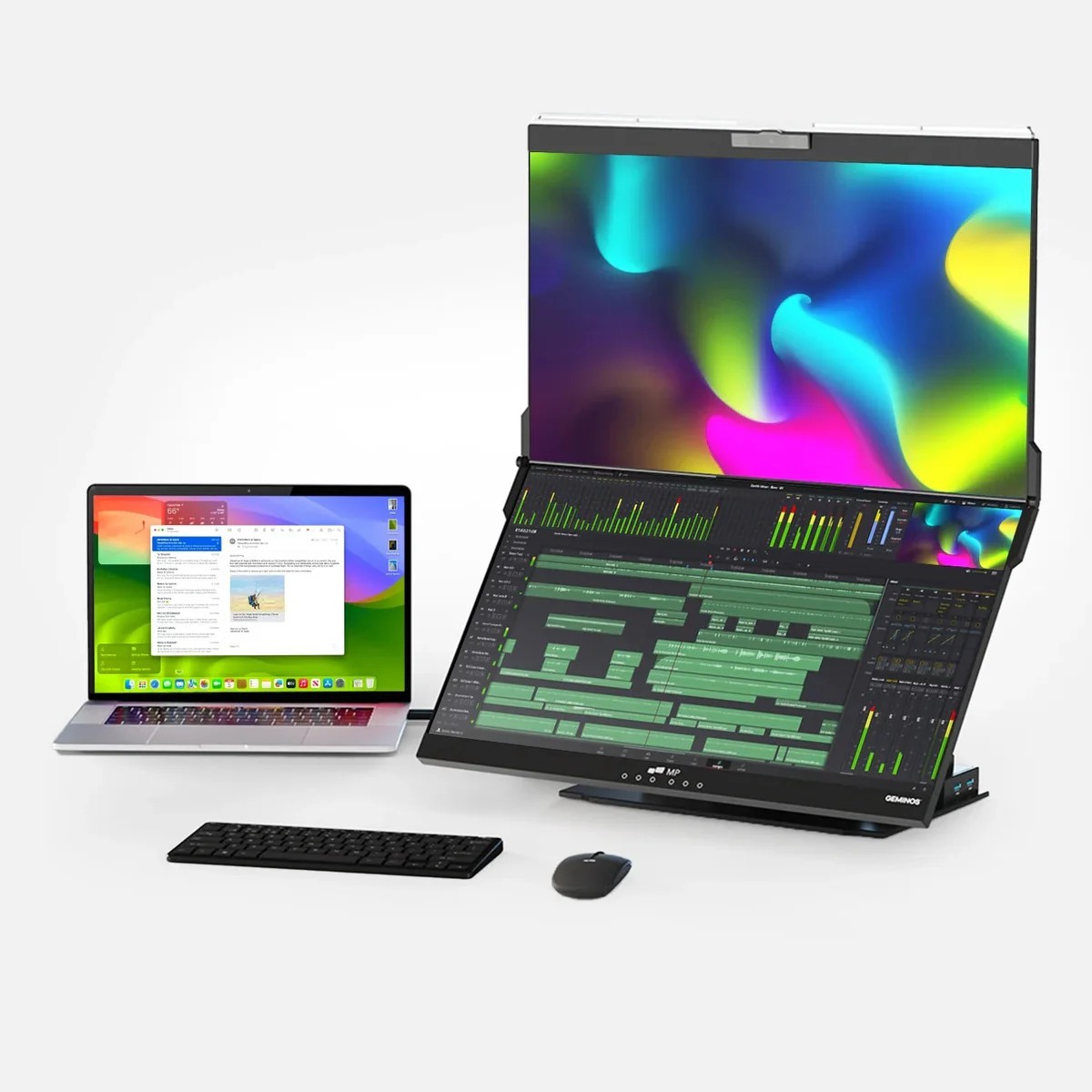 NEW Mobile Pixels Geminos 24" Dual-Stacked Monitor