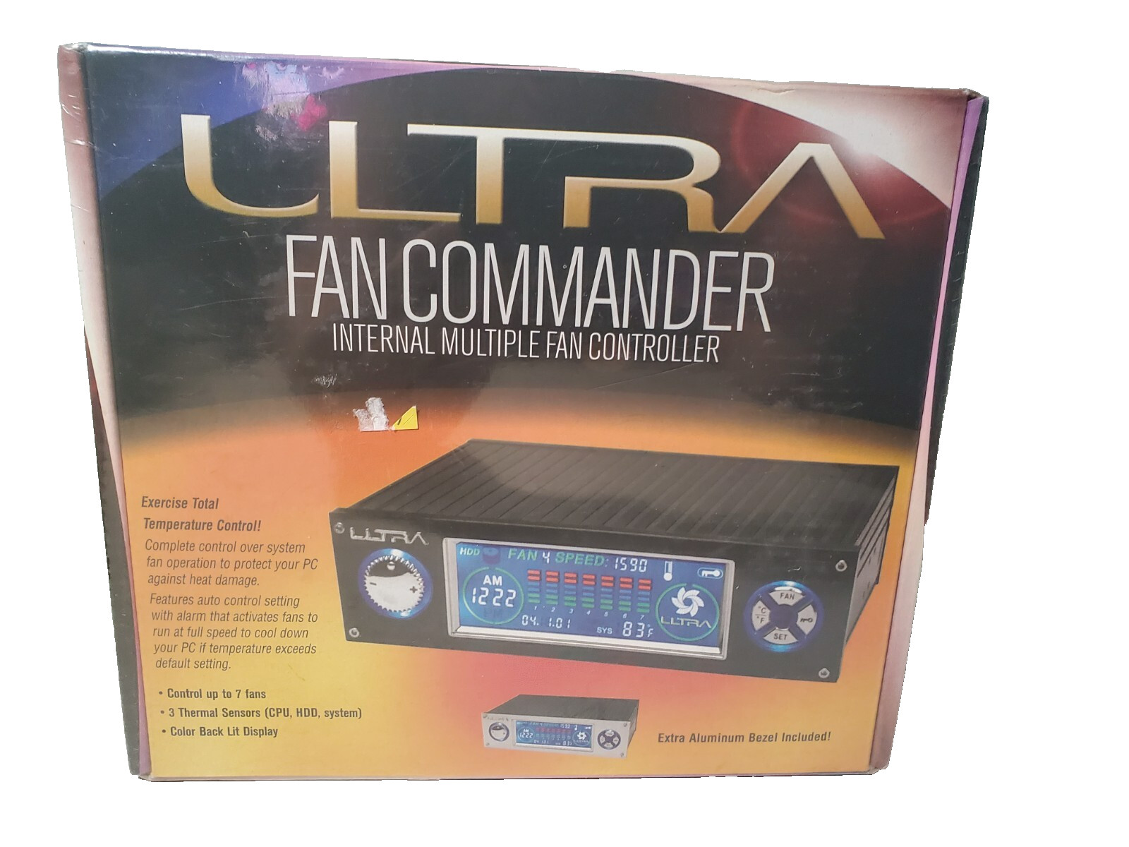 Ultra Fan Commander Internal Multiple Fan Controller up to 7 Fans 3 Sensor NEW