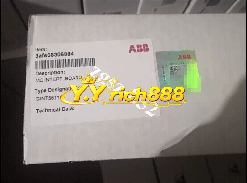 ABB GINT5611C 3AFE68306884 ABB Inverter Drive board Brand New FedEx or DHL