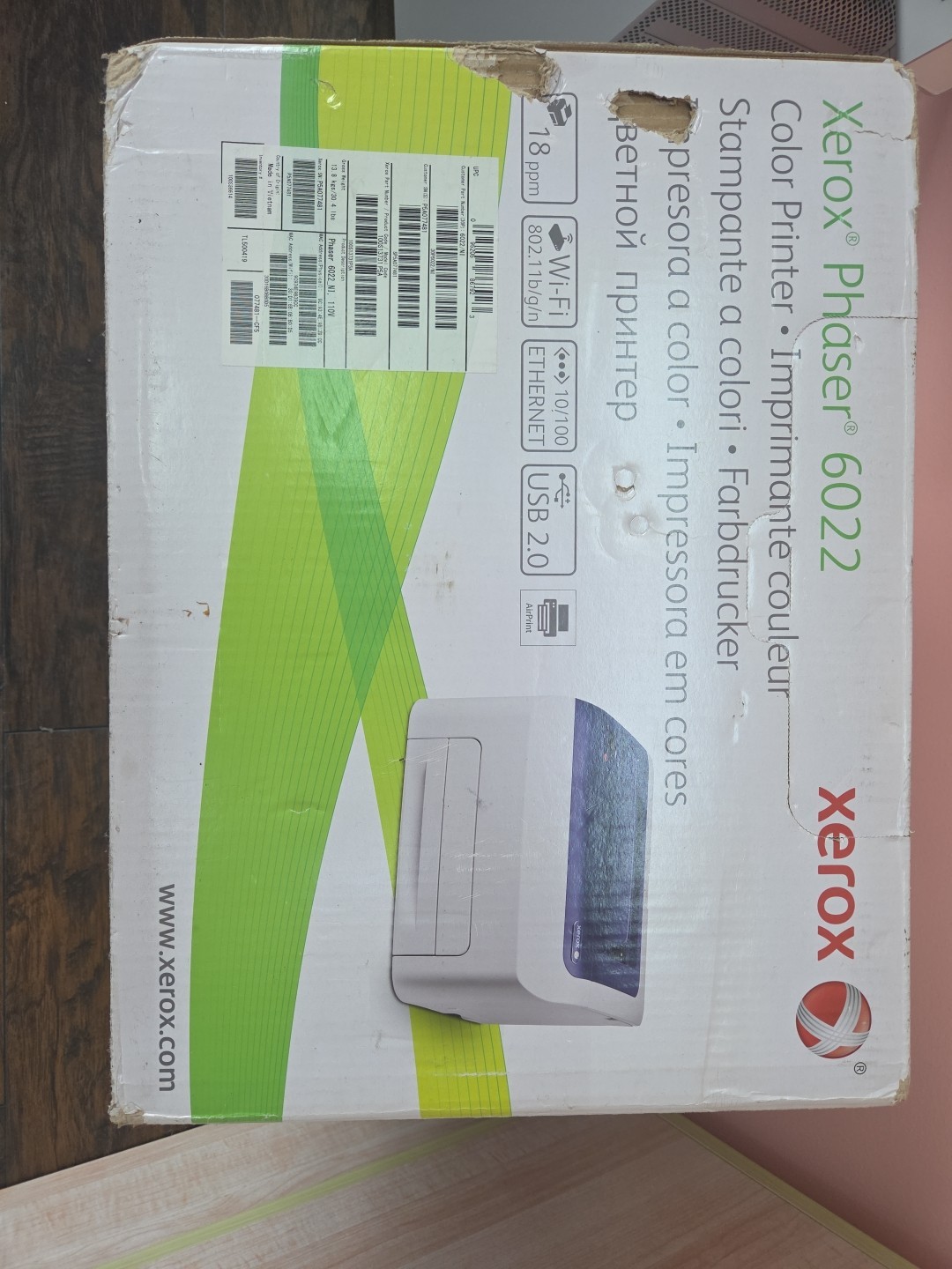 Xerox Phaser 6022/NI Laser Printer