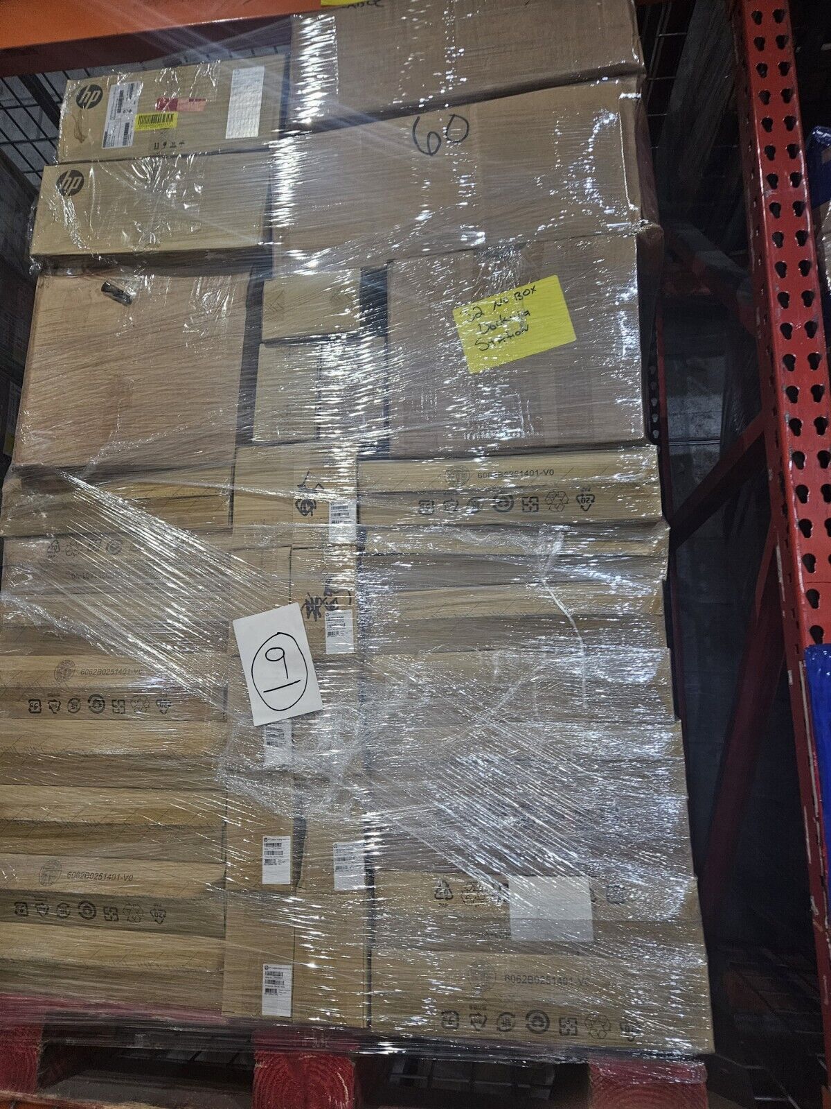 Pallet With Qty 480 HP UltraSlim Docking Station - D9Y32UT#ABA used