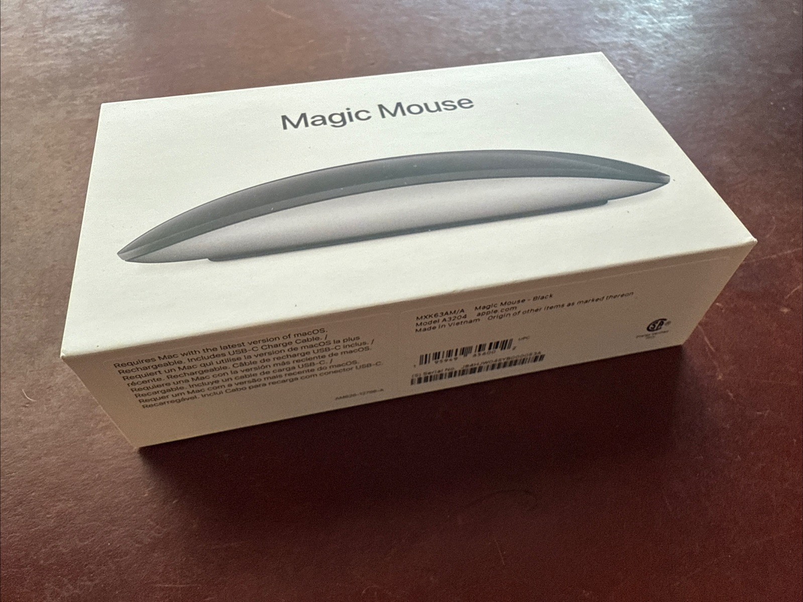 New Apple Magic Mouse Multi-Touch Surface USB-C - Black - SEALED