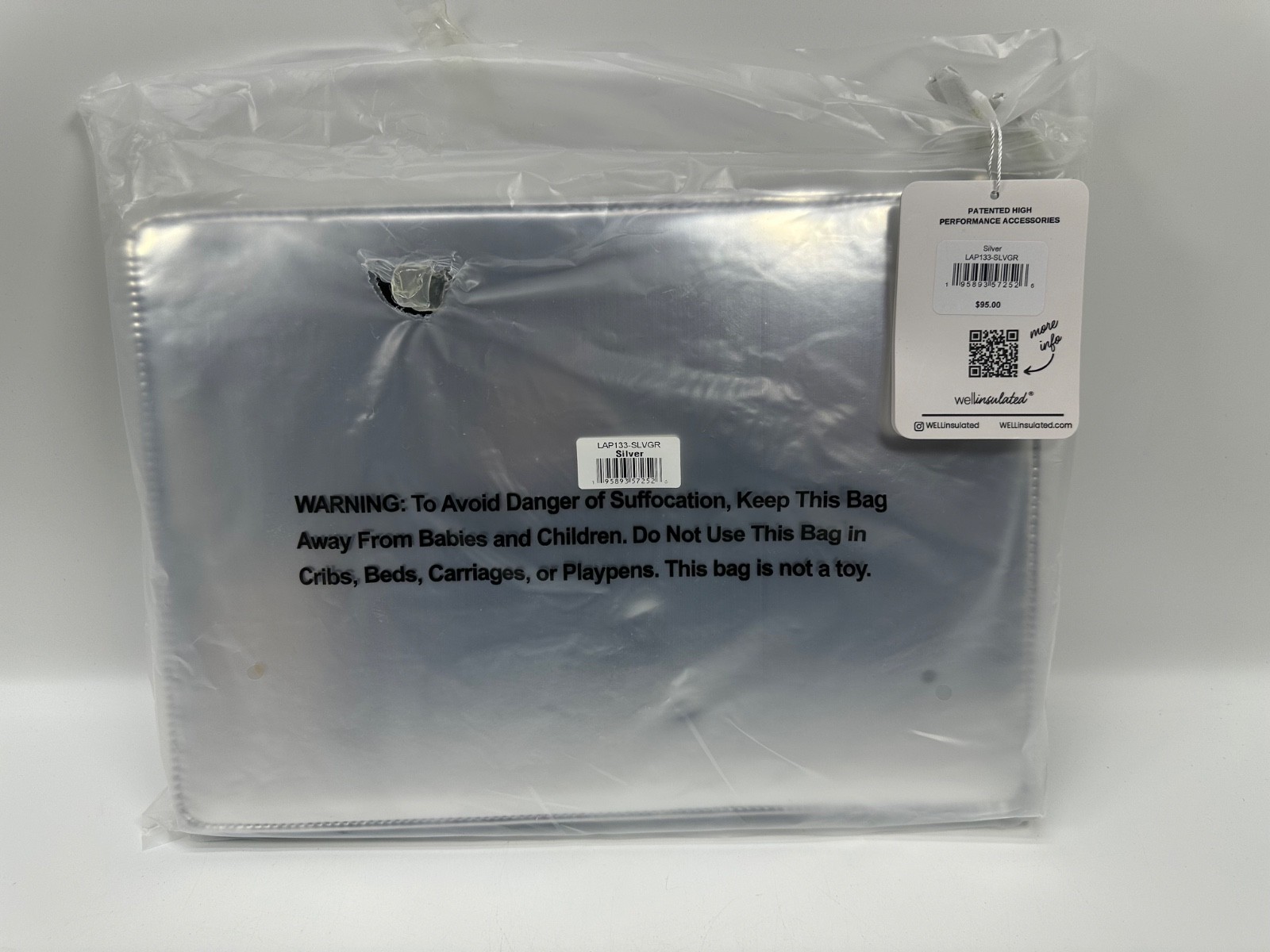 Wellinsulated Performance Tech Case SILVER 13"-14" MacBook Pro or MacBook Air