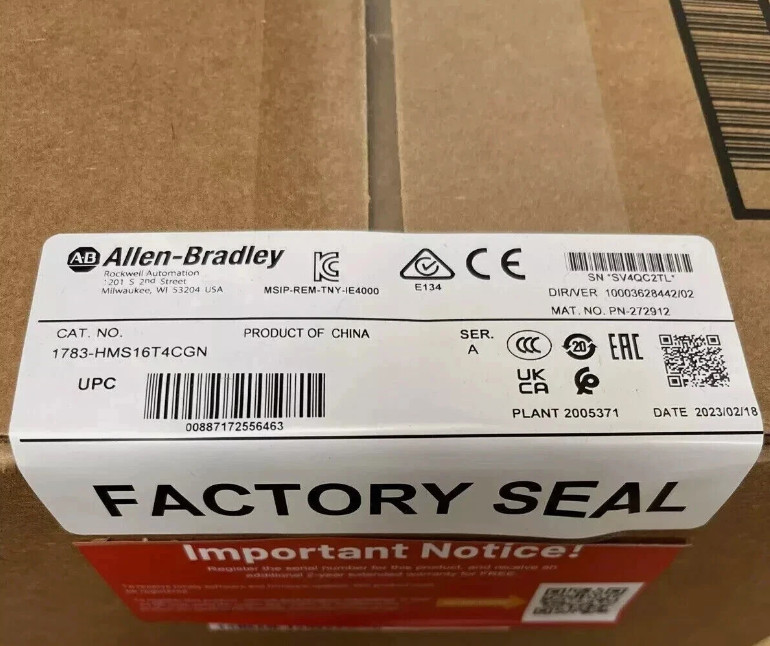 1783-HMS16T4CGN AB Stratix 5400 20 Port Managed Switch NEW US Free Tax PLC