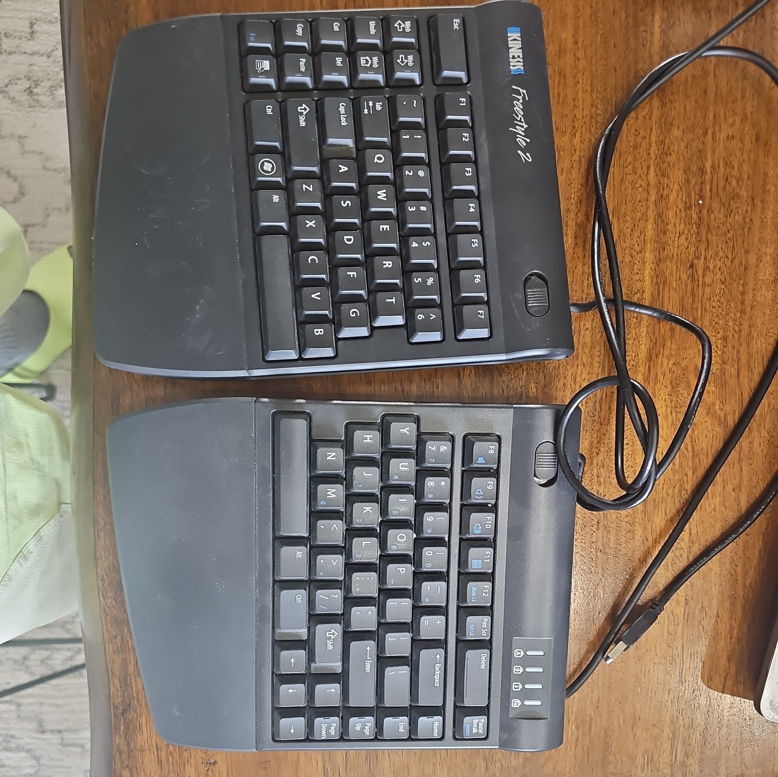 Kinesis Freestyle 2 Ergonomic Keyboard Usb Wired Split