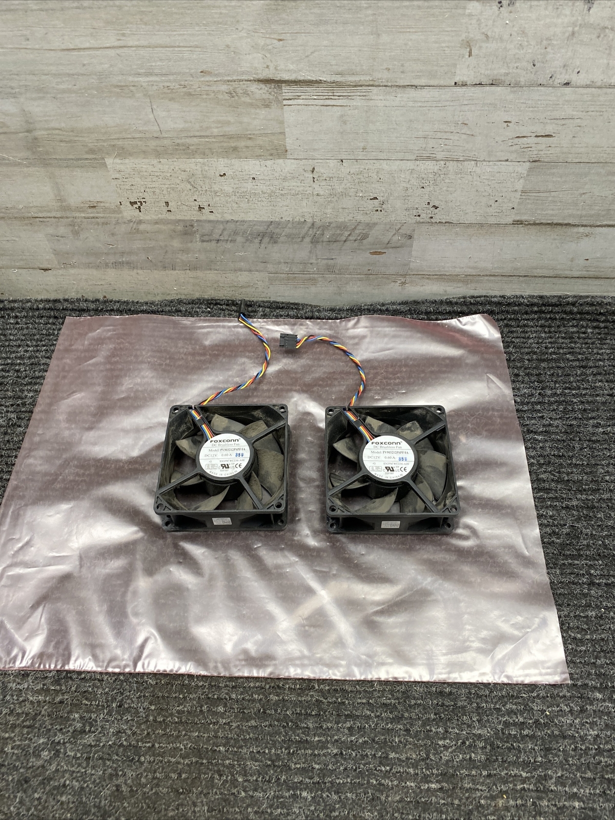 Used Lot of 2 0WC236 FOR DELL Optiplex 790 990 Mini Tower Case Fan