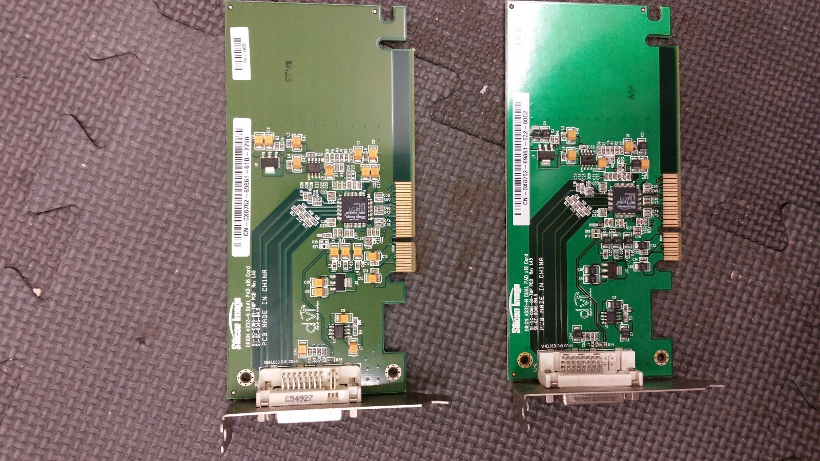 Dell Silicon Image Orion ADD2 Dual Pad X16 Video Card  #103