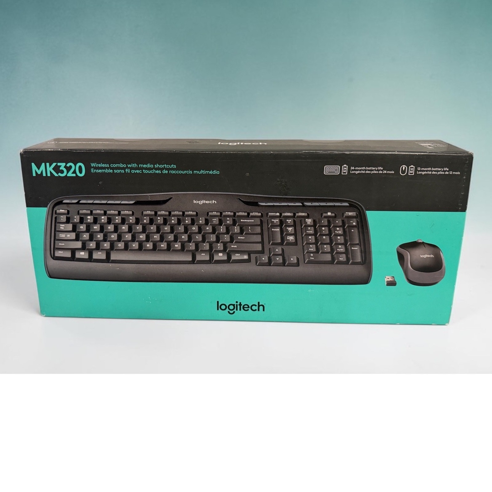 Logitech MK320 Wireless Keyboard and Mouse Combo Black 920-002836