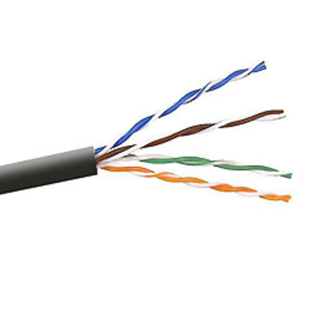 Belkin A7J704 CAT6 Bulk Cable Black 304.8m - Stranded 24AWG Wire