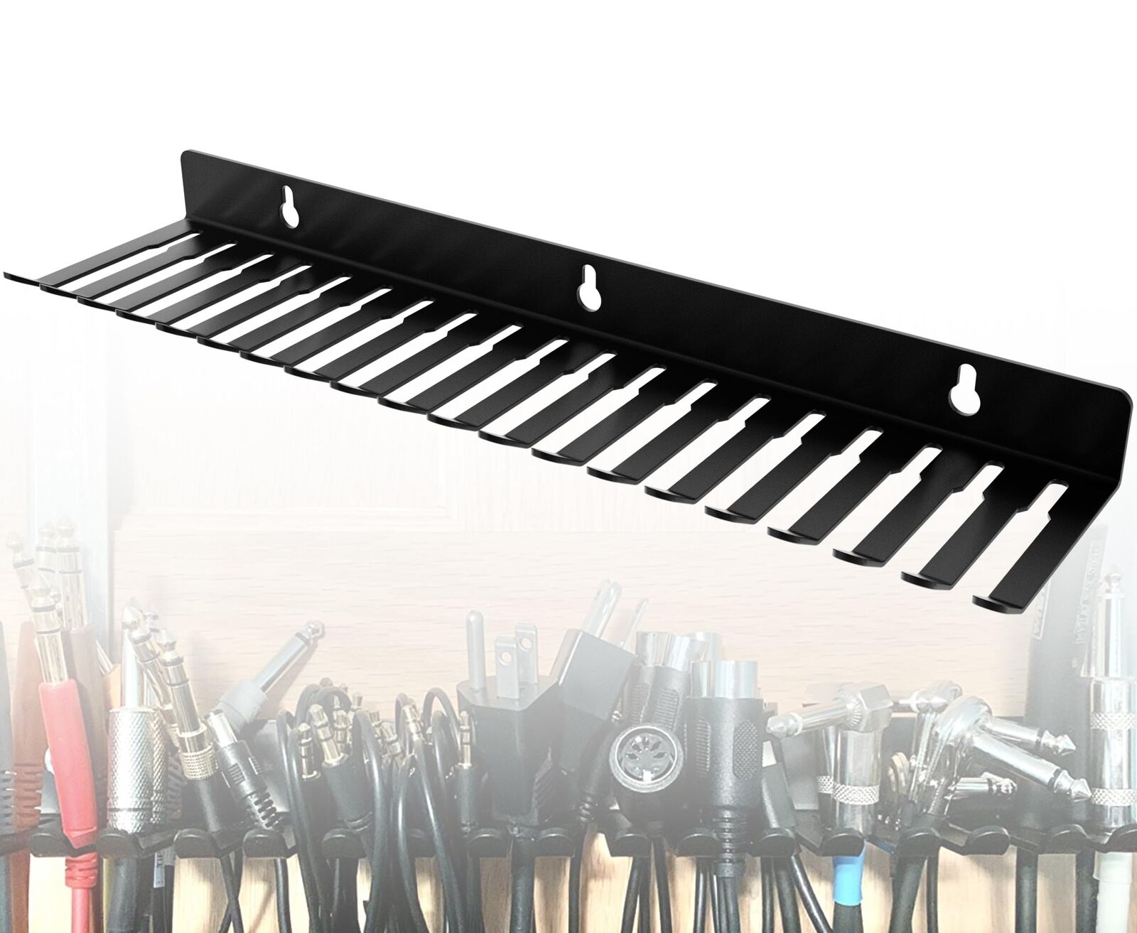 19 Slots Wall mountable Cable Hanger and OrganizerCable HolderCable Organizer