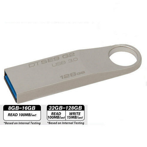 Kingston UDisk Silver DTSE9 G2 256GB USB3.0 Drive Pen Flash Storage Memory Stick