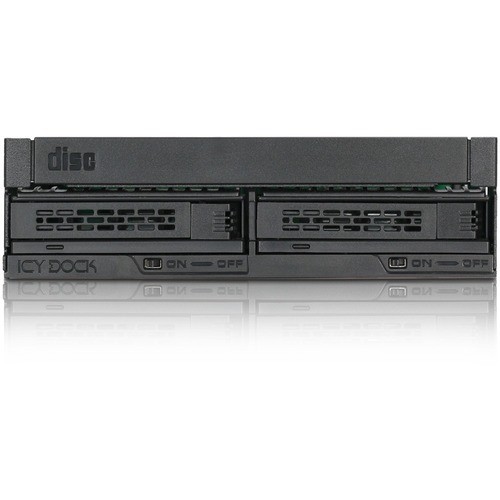 Icy Dock ExpressCage MB732SPO-B Drive Enclosure for 5.25  - Serial ATA/600 Host