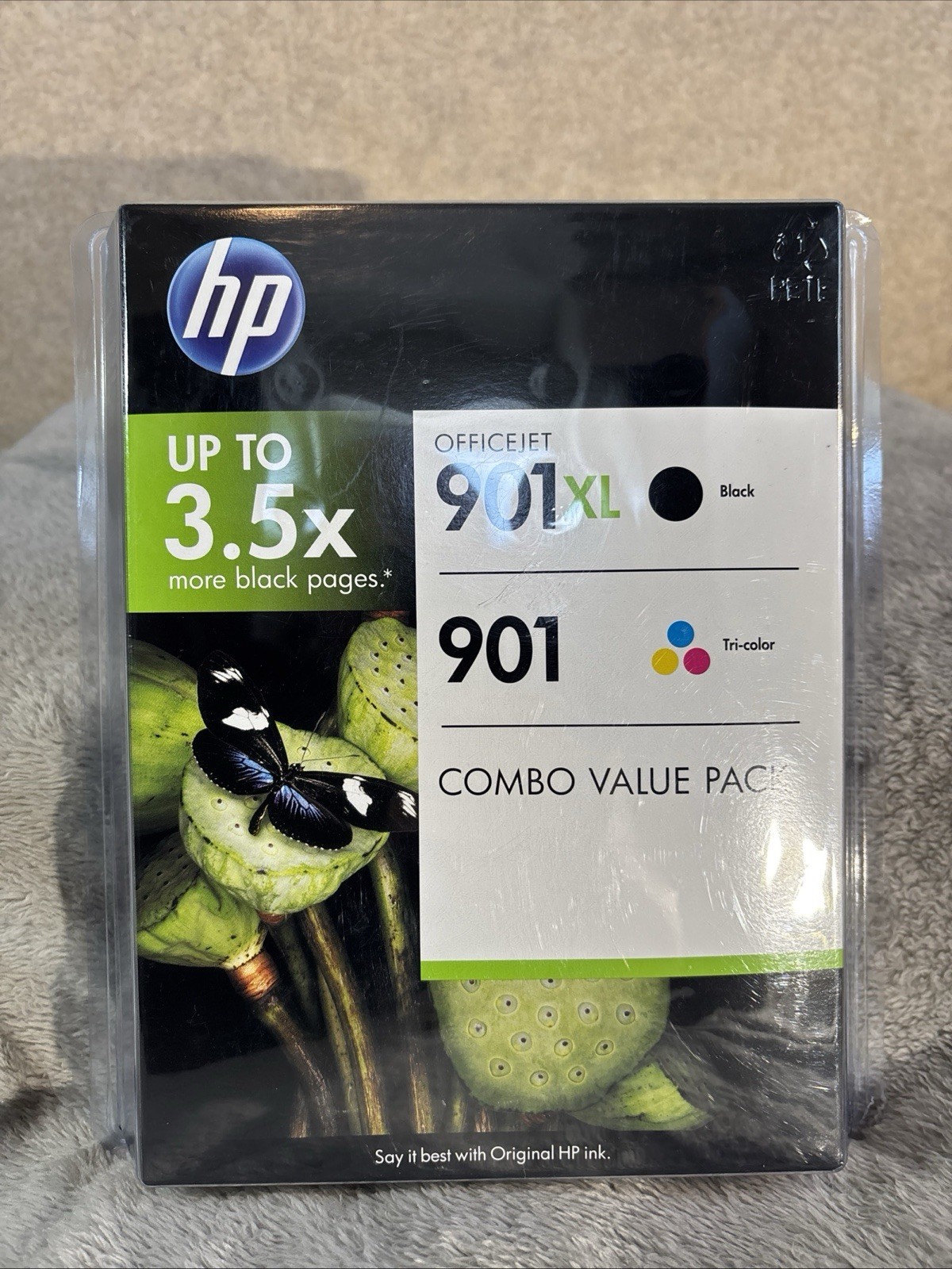 NEW HP 901XL/901 Black/Tri-Color Combo Pack Ink Cartridges *EXP 2012