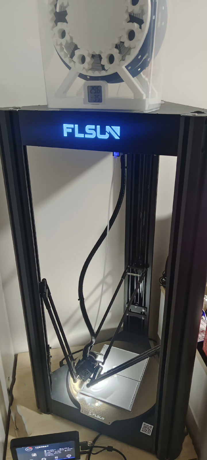 USED Delta 3D Printer Flsun V400 high-speed printing 600mm/s 300*300*410mm US