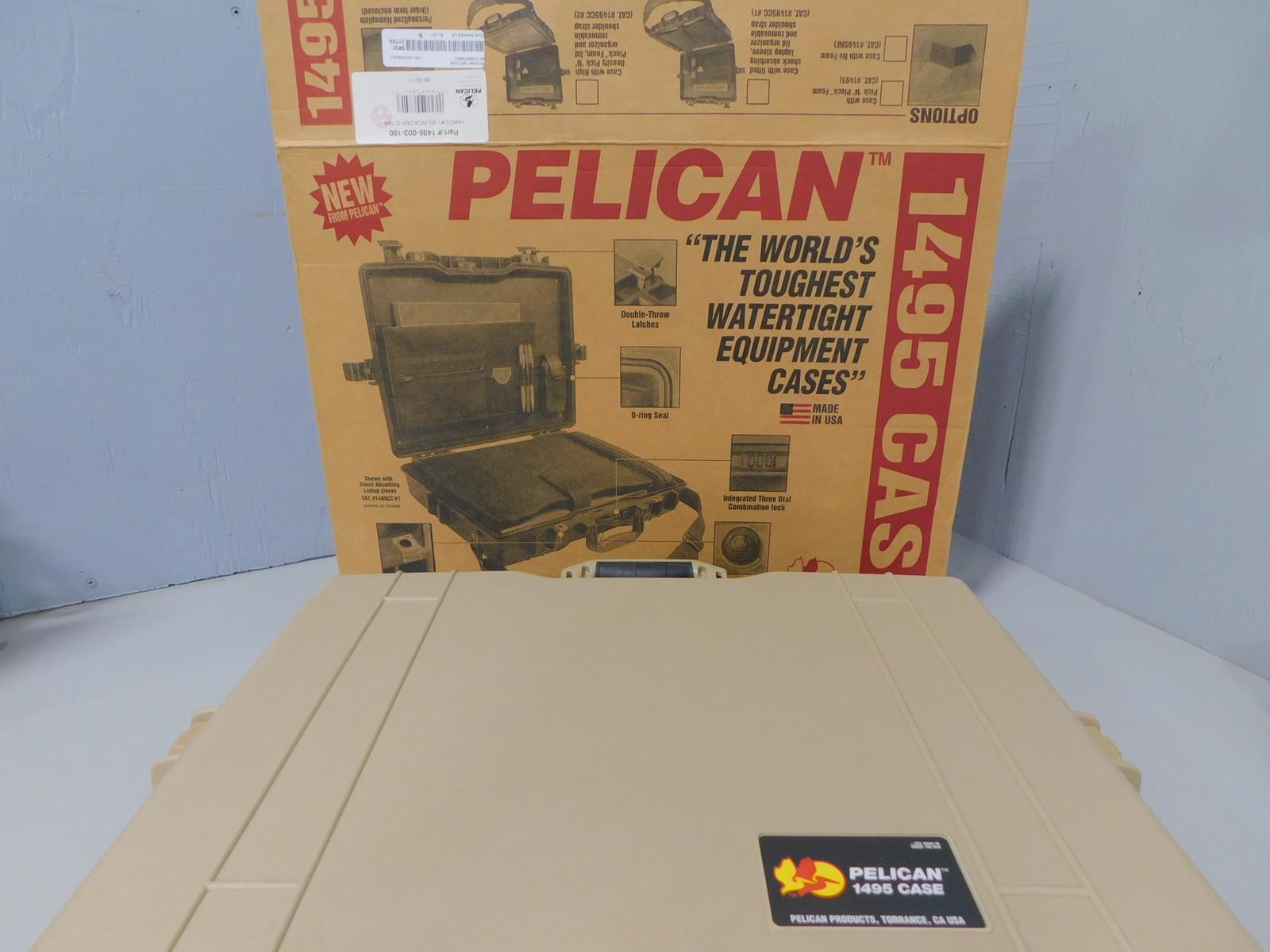 PELICAN 1495 LAPTOP CASE DESERT TAN