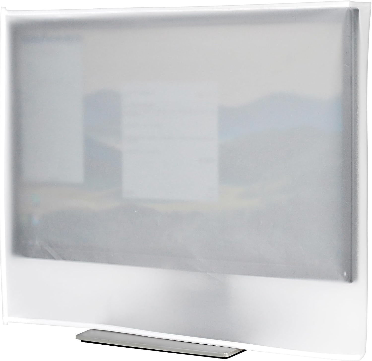 Monitor Dust Cover, LCD/LED HD Antistatic Vinyl Flat-Screen Computer Monitor Wat