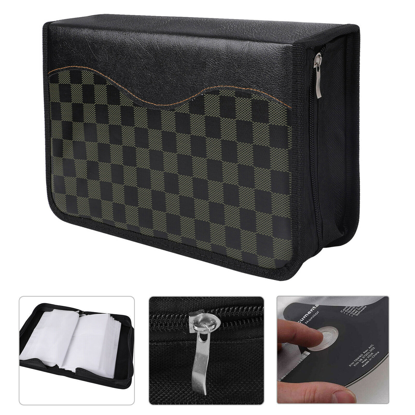 128 Disc CD DVD Case Wallet Storage Holder Album Folder Organizer Carry Bag Box