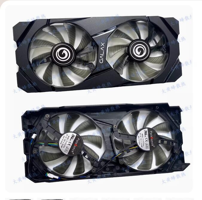 Graphics Card Cooling Fan with Casing For GALAX GTX1660 1660S 1660ti CMP 30HX