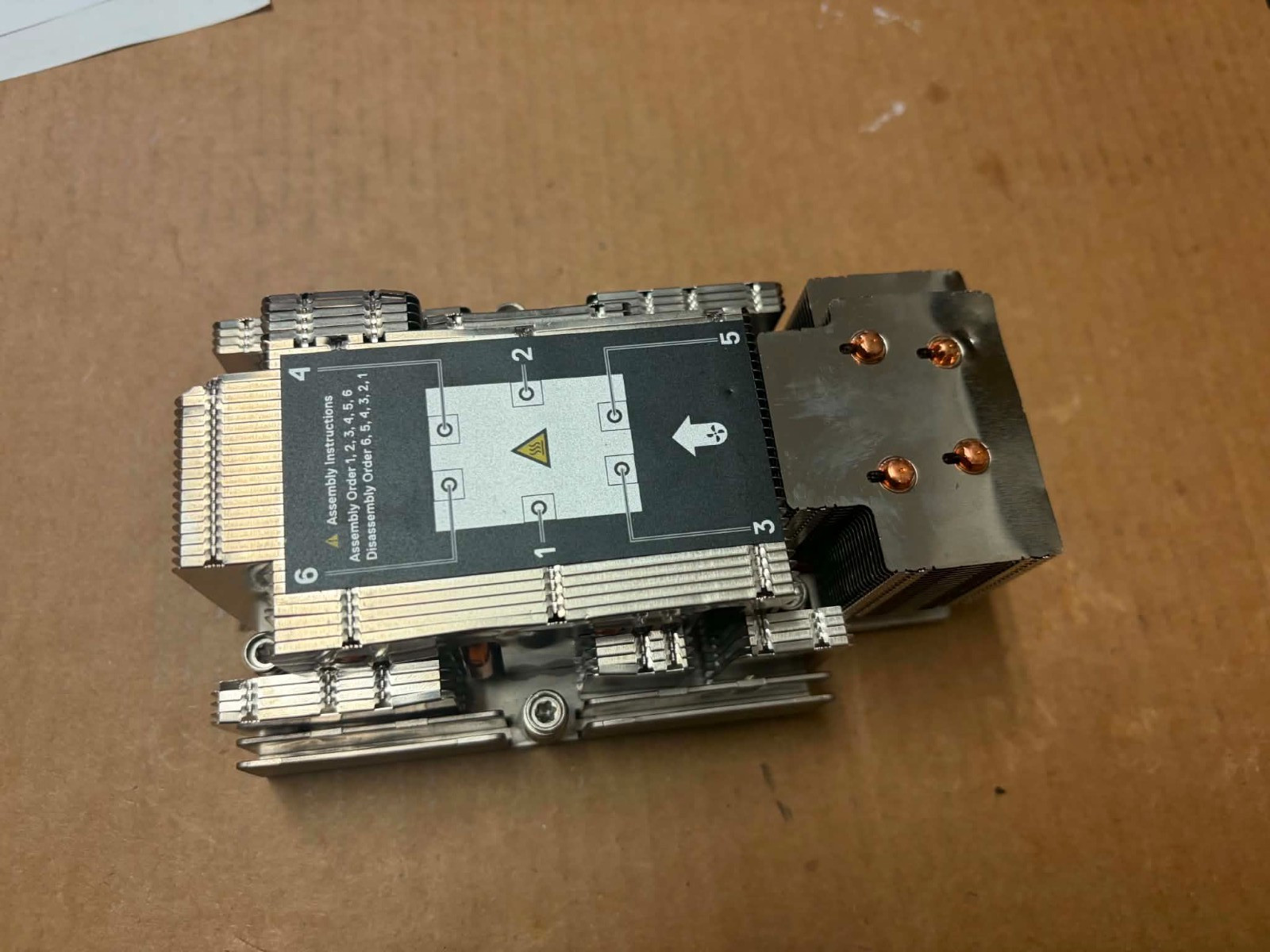 OEM Dell PowerEdge R7625 High Perfermance Heatsink AMD 1U 2U 03V23D 3V23D 56456