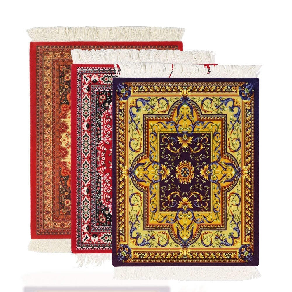 Persian Mini Woven Mousepad Retro Style
