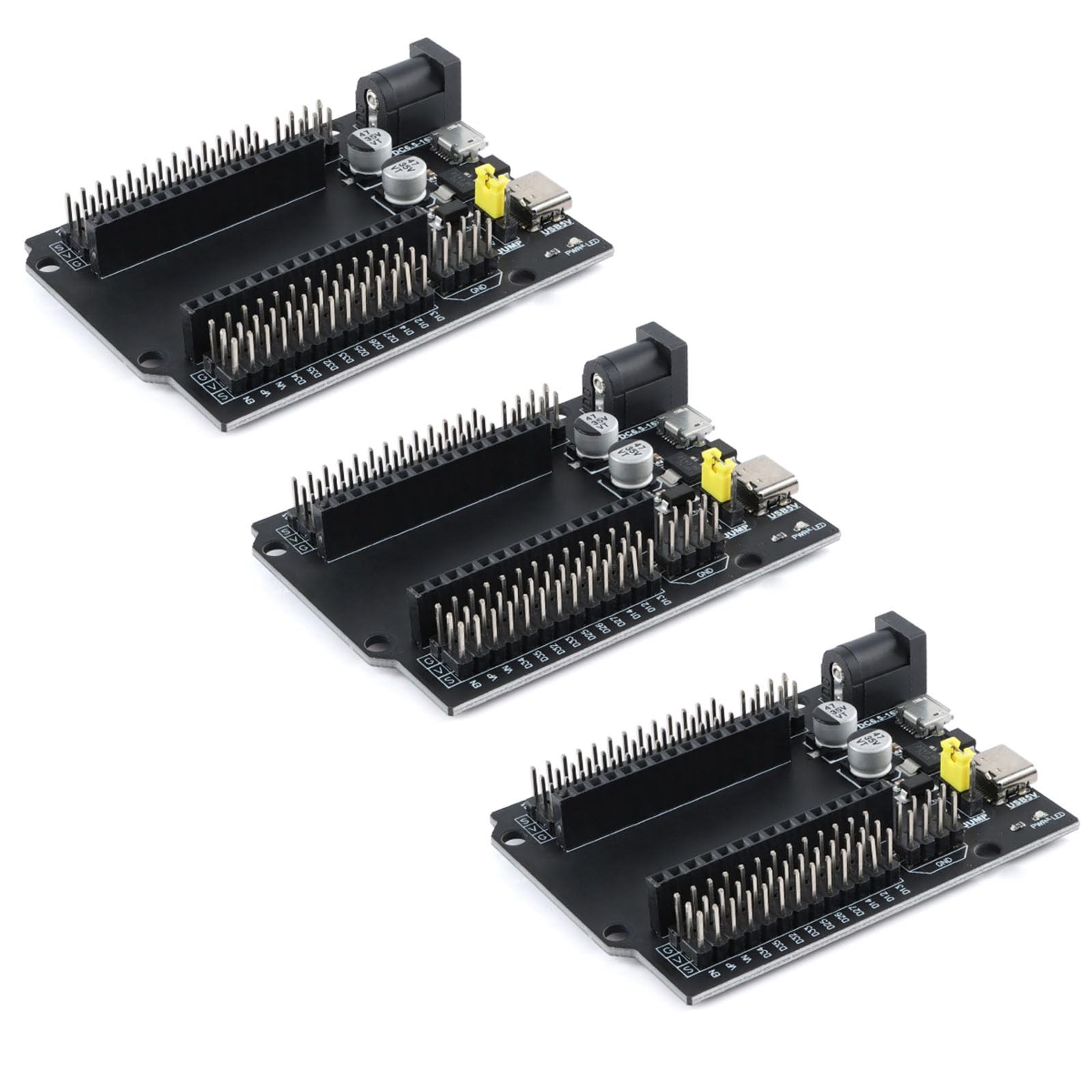 3PCS ESP32 30Pin Development Board USB-C Micro USB WiFi Bluetooth ESP-WROOM-32