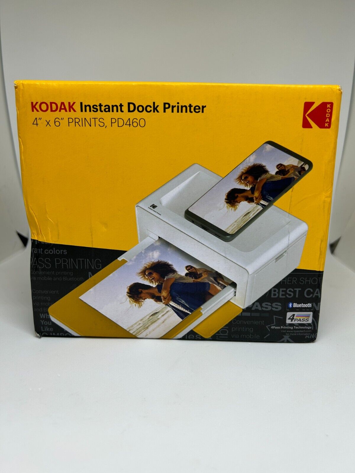 Kodak PD460 Instant Dock/Wireless 4x6 Photo Printer with Photo paper