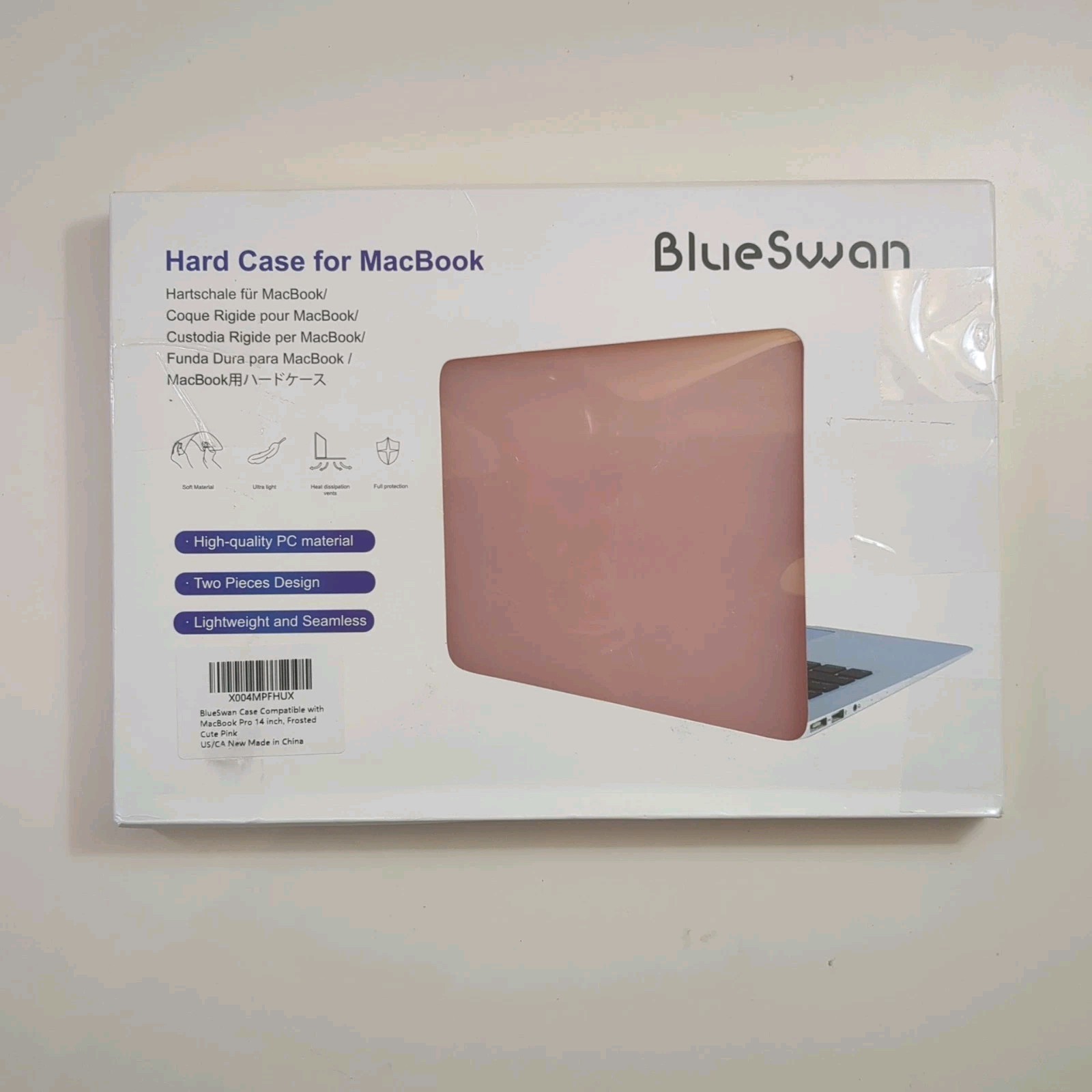 BlueSwan Anti-Cracking Hard Shell Case MacBook Pro 14-inch M1 M2 M3 M4 M5