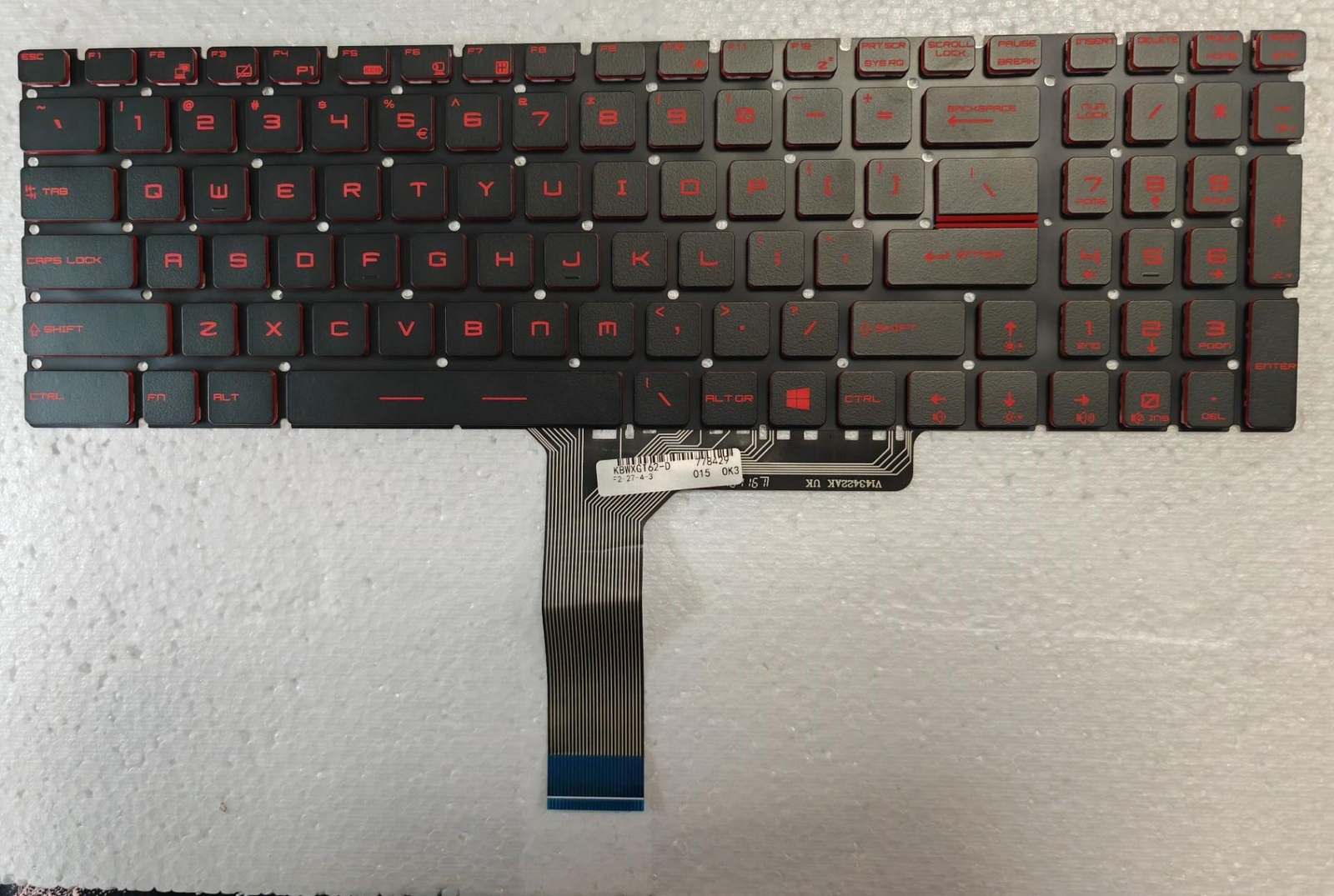 US Keyboard for MSI MS-1799 MS-1796 MS-16J9 MS-1792 MS-1791 MS-1795 1781 1782