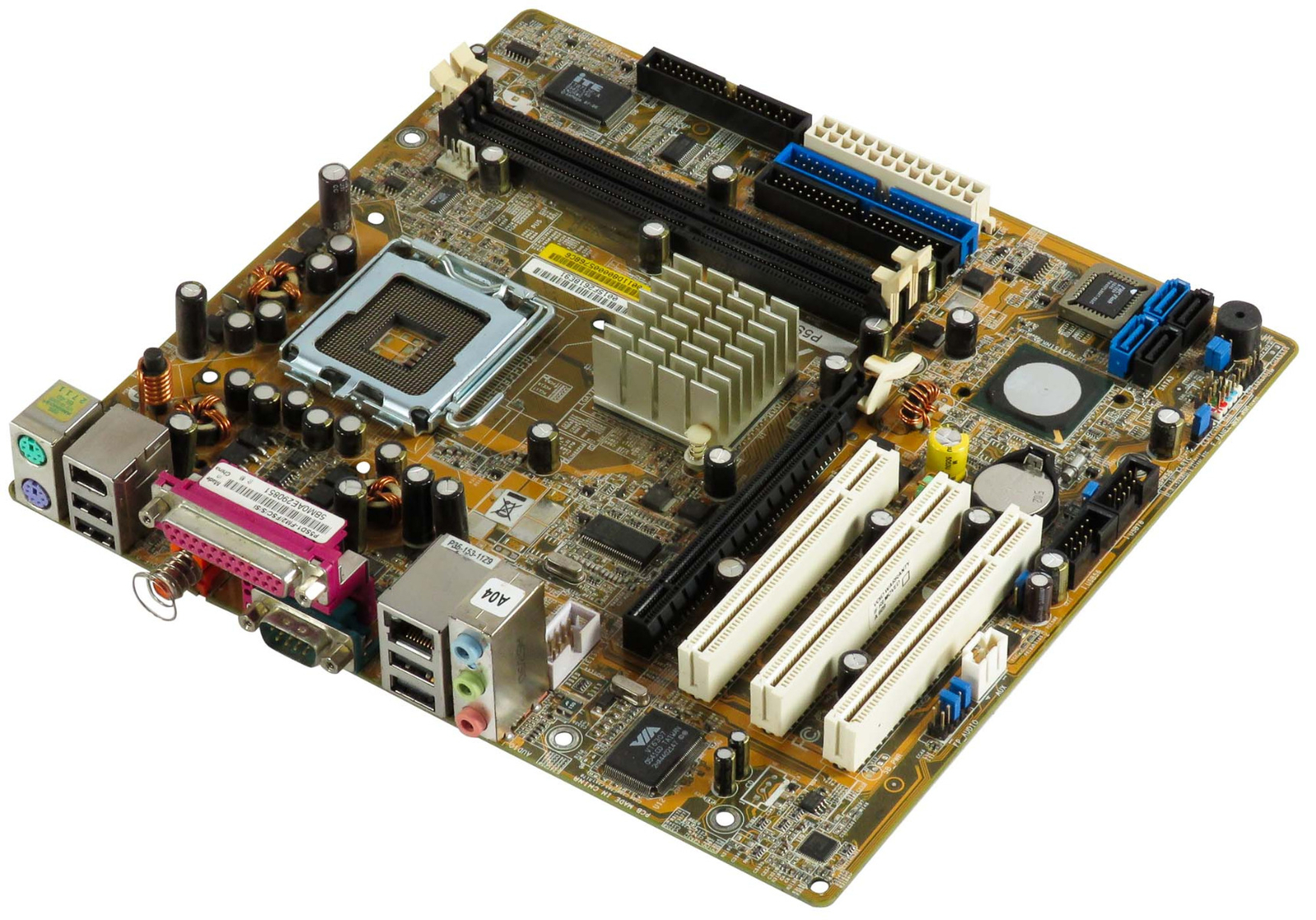 ASUS P5SD1-FM2/S Motherboard LGA 775 DDR1 PCIe MicroATX