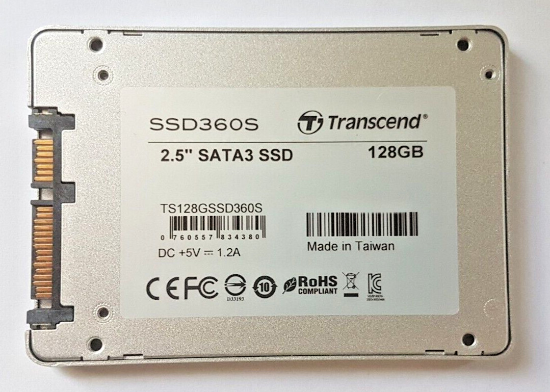 128GB SATA II Transcend SSD360S TS128GSSD360S 2D-NAND MLC SSD 2.5" Hard Drive