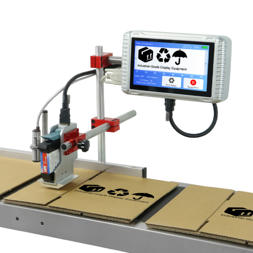 12.7mm Online TIJ Coding Machine Host Only for Date Barcode QR Code