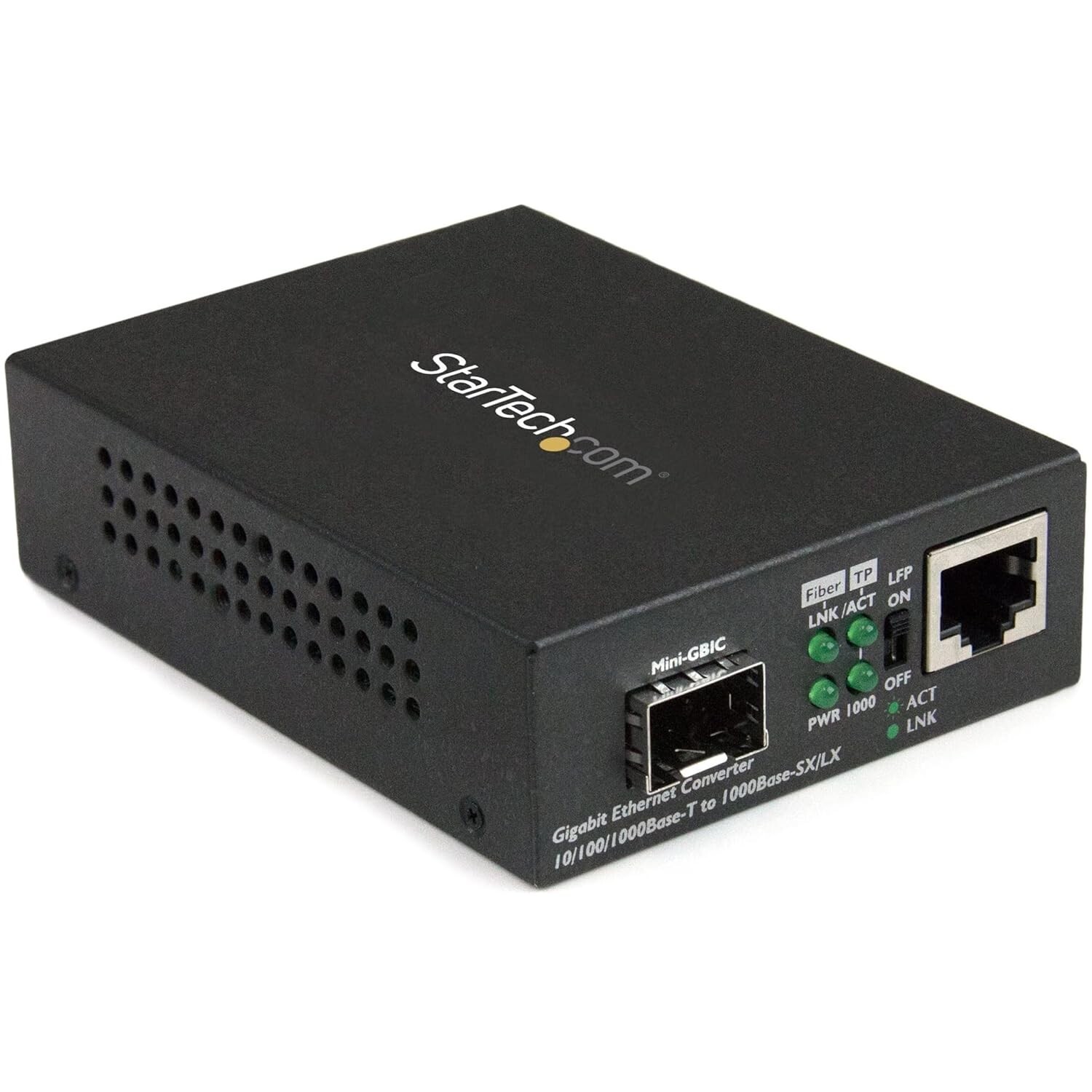Multimode / Single Mode Fiber Media Converter - Open SFP Slot - 10/100/1000Mbps