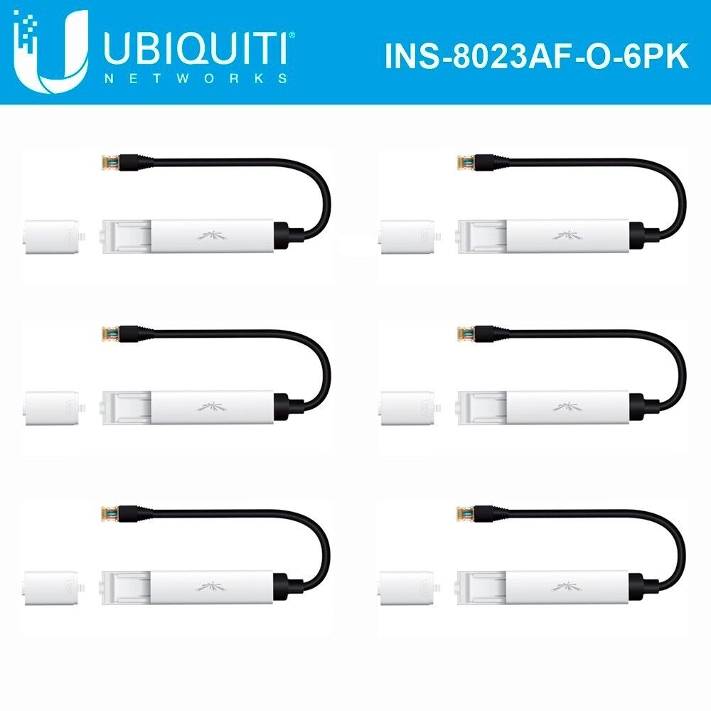 Ubiquiti INS-8023af-O Instant 802.3af Outdoor Adapter - 6 PACK