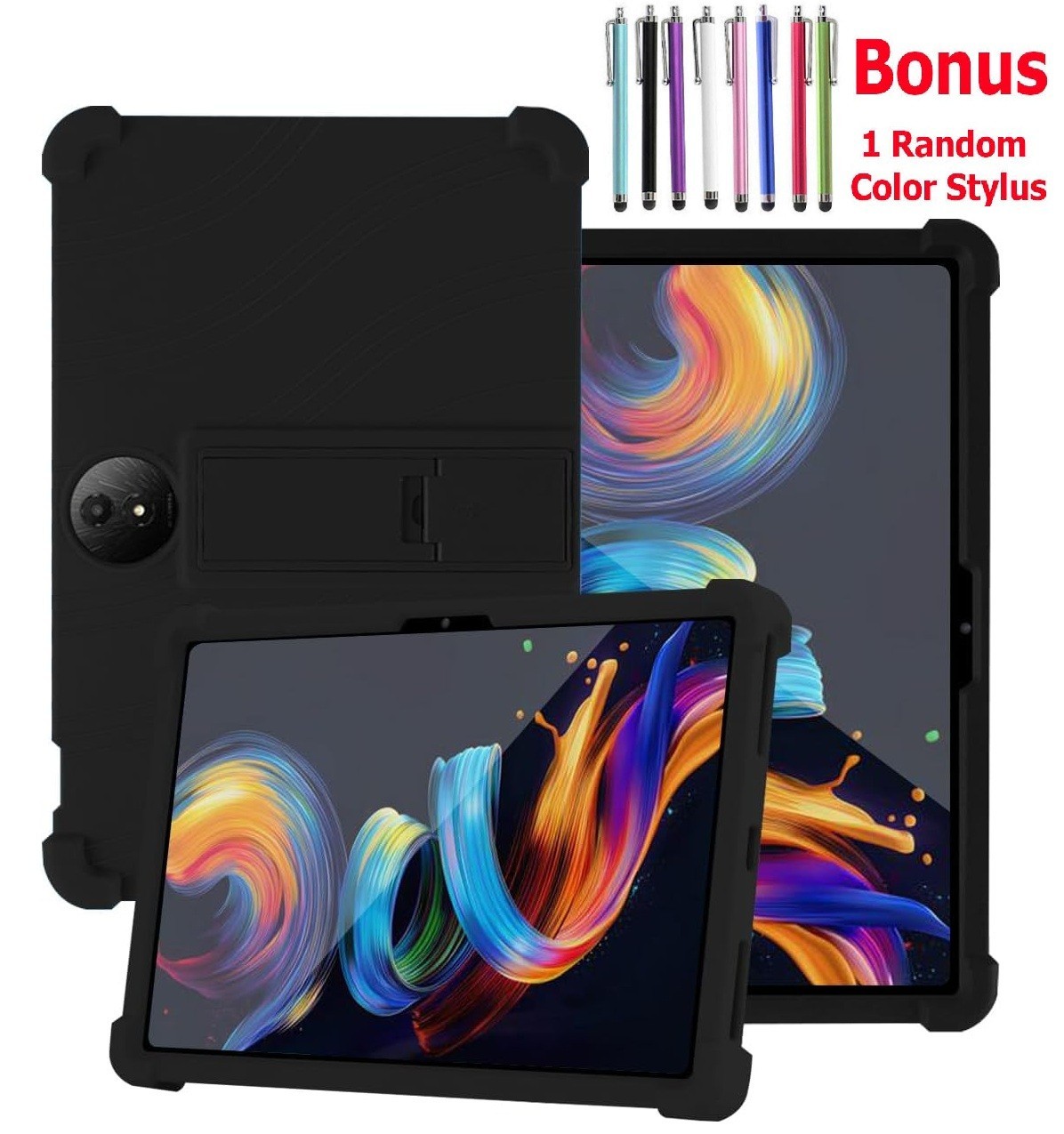 For JIKOCXN C5 11-inch Android 14 Tablet Shockproof Silicone Case Kids Cover