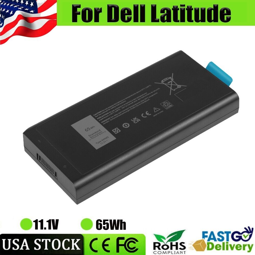 CJ2K1 BATTERY FOR DELL LATITUDE 5404 7404 5414 7414 RUGGED EXTREME 4XKN5 65WH US