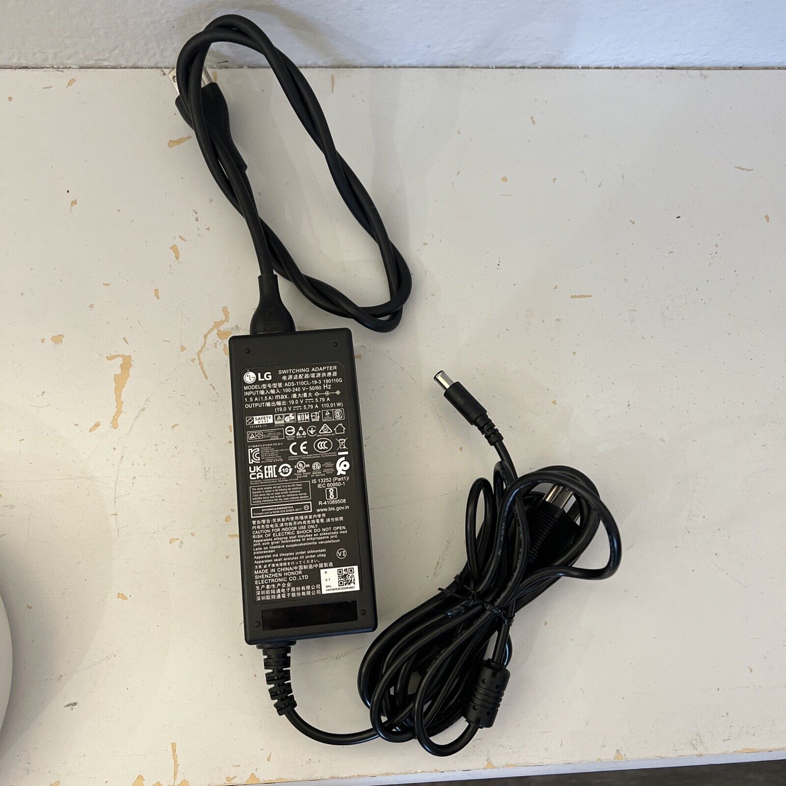 Genuine LG ADS-110CL-19-3 190110G AC Adapter for Monitors 19V 5.79A 110W