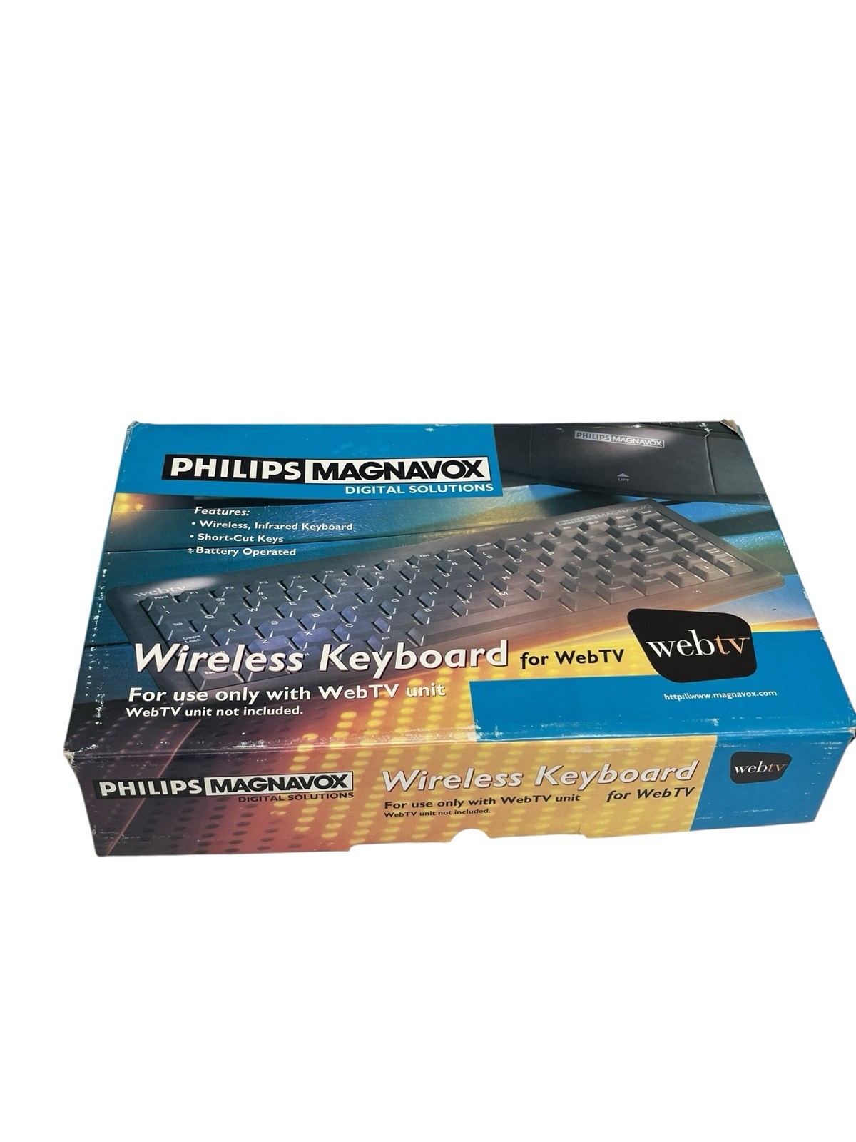 Phillips Magnavox Web Tv Wireless Keyboard ForbWeb TV NEW Open